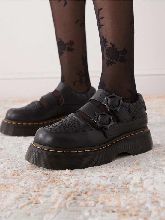 Dr. Martens Shoes - New DR. MARTENS X Wednesday Buzz Mary Jane Platform Shoes 8
